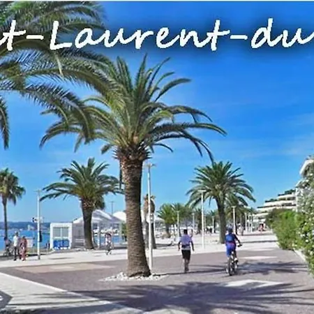 Studio Meuble Front De Mer Proche Aeroport De Nice