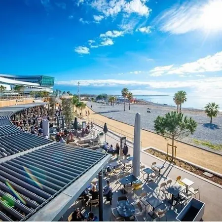 Apartament Studio Meuble Front De Mer Proche Aeroport De Nice *